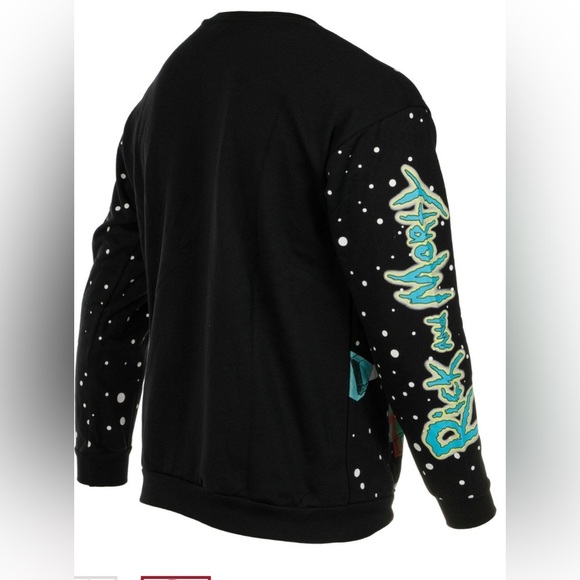 Men's Merry Rickmas Pullover Sweatshirt - Picture 3 of 3